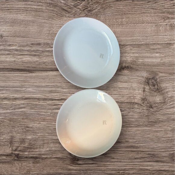 Corelle Snowflake Garland Dinner Plates Set Of 2 White & Blue 8.5 Inch Vintage D - Picture 10 of 11